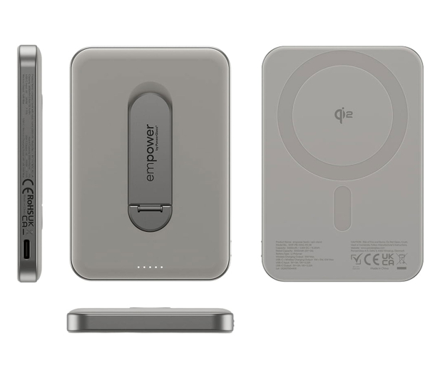 PanzerGlass empower Bank Spin Stand 5000mAh Titanium - 1546807 - zdjęcie 2